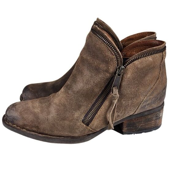 Born-Women’s Montoro ll Heeled Boot Tan Clay Genuine Leather Distressed, Size 10 - Picture 15 of 15